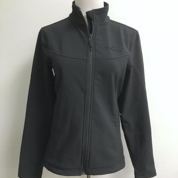 Kathmandu Jackets & Coats Kathmandu Black Zip Stretch Warm Up